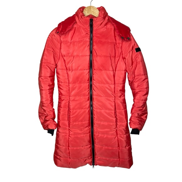 Unbranded Women’s Winter Quilted Puffer Hooded Jacket Full Zip Small - Picture 6 of 12
